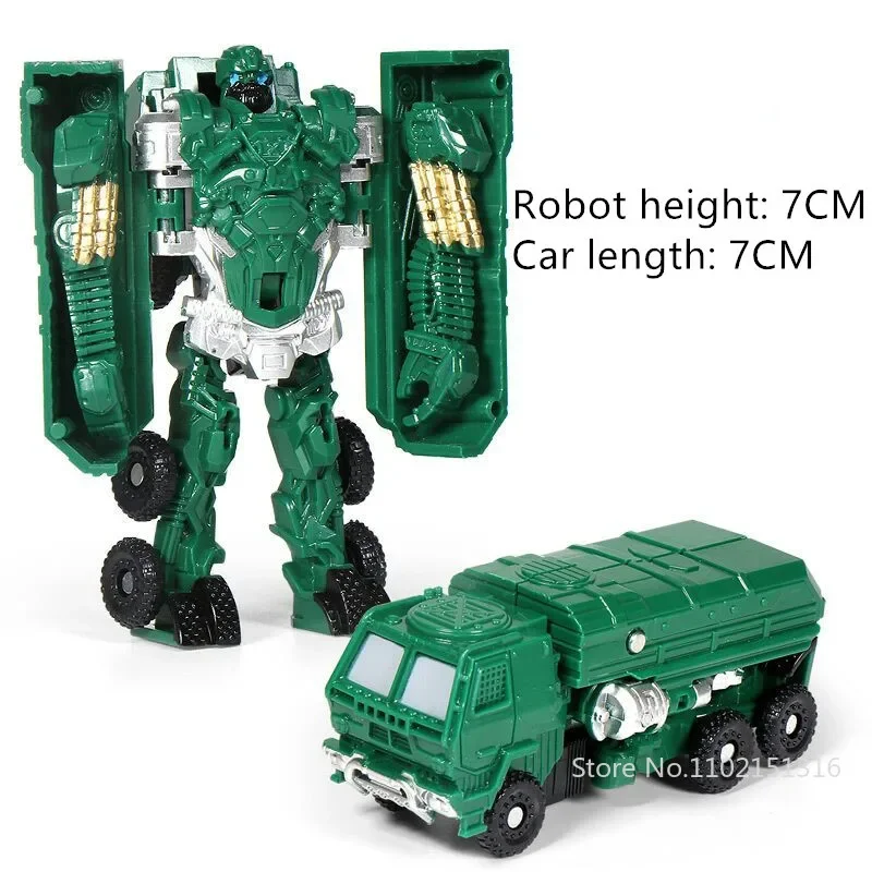 Mini Transformatie Robot Speelgoed Automodellen 2-in-1 Vervormde Auto Speelgoed Robots Kit Actiefiguren Kinderen Educatief Speelgoed Geschenken