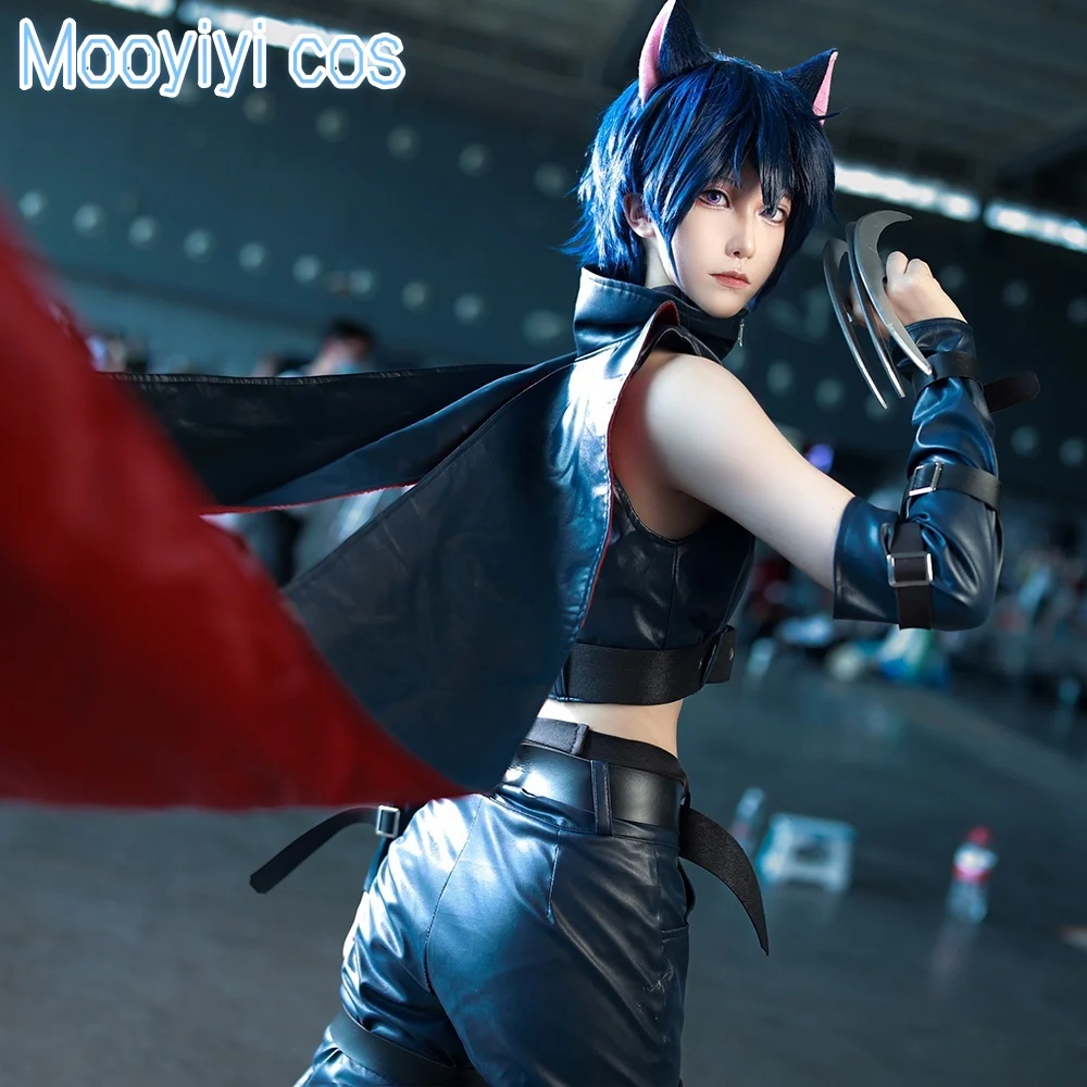 Nuevo disfraz de Cosplay Tsukiyomi Ikuto, cómic de juego de rol de Navidad y Halloween, personalizado, Mooyiyi, nueva garra de espuma EVA única gratis
