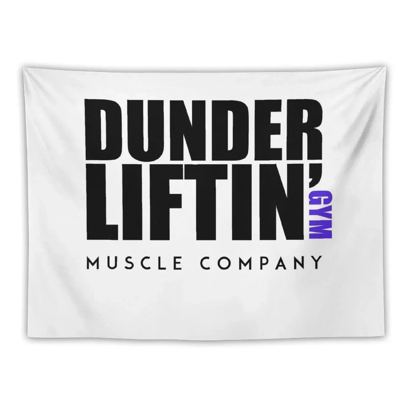 Dunder Lifting Gym Muscle Company Tapestry Decoration For Bedroom Things To Decorate The Room Tapestry