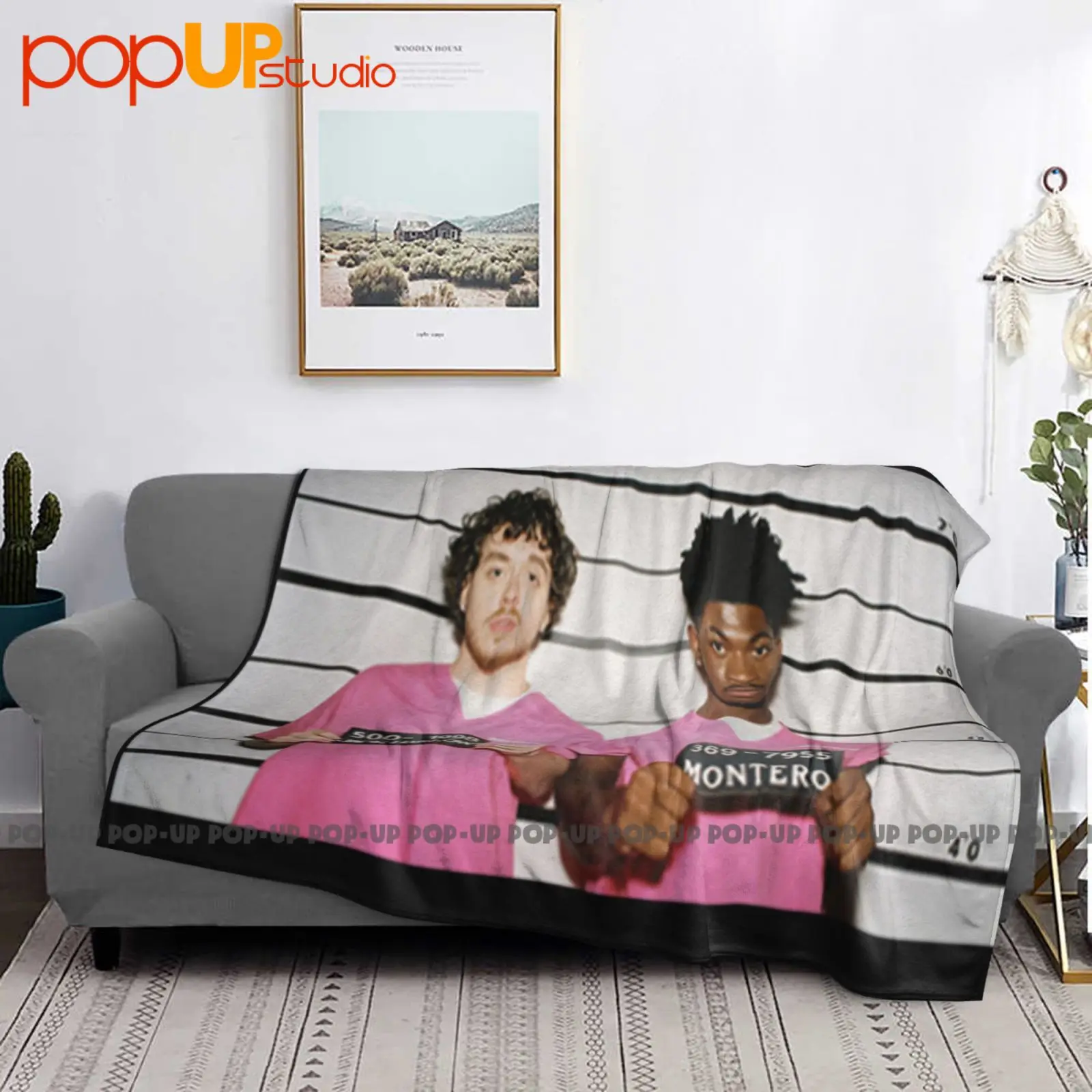 Lil Nas X Jack Harlow Industry Baby Aesthetic Premium بطانية فائقة النعومة غطاء أريكة شتوي أغطية سرير