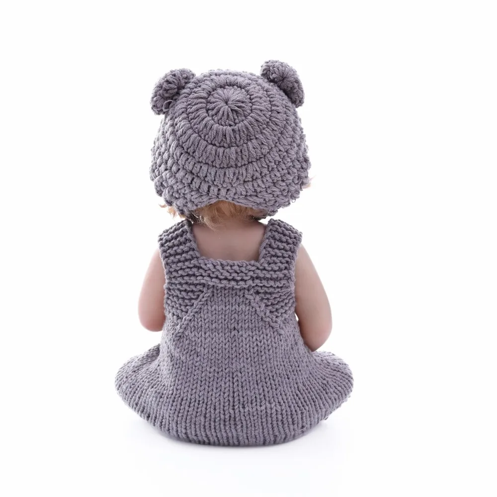 Cloveray 20-Zoll-Ganzkörper-Vinyl, realistische wiedergeborene Babypuppe, Vinylpuppe, hochwertiges Original-Sammleredition-Spielzeug, Geschenk für Kinder