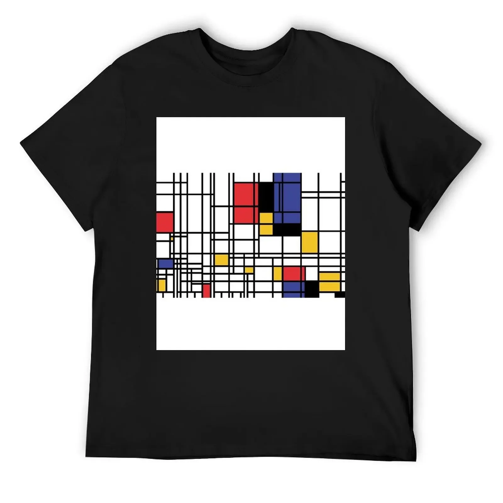 Mondrian T-Shirt oversized t shirt man t shirt mens champion t shirts