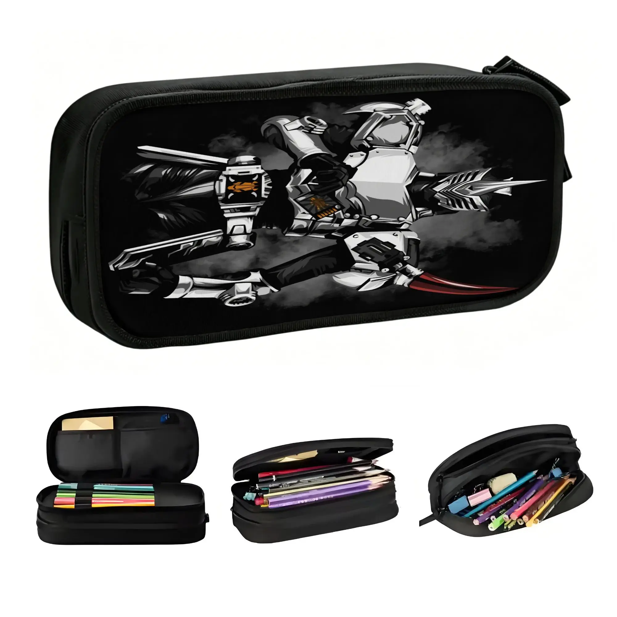 

Customized Kamen Riders Cute Pencil Cases Girl Boy Large Capacity Anime Pencil Bag School Supplies