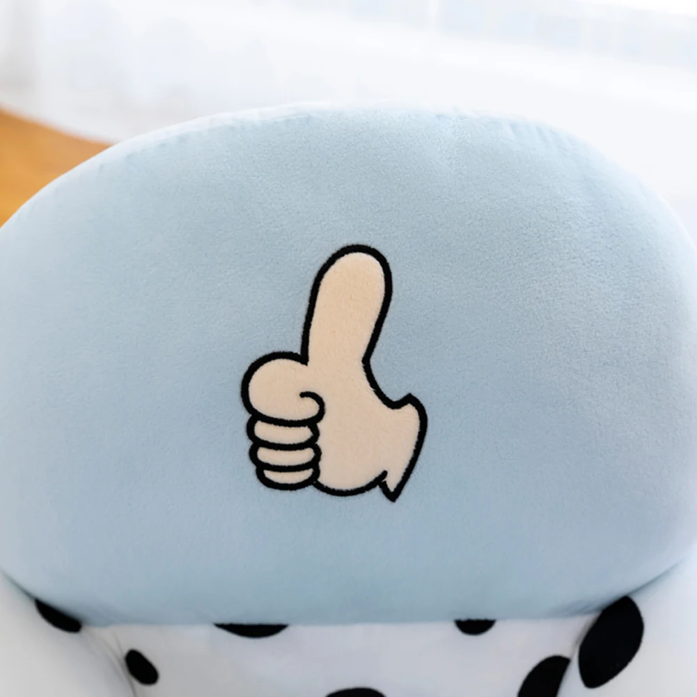 غطاء مقعد داعم للأطفال الرضع على شكل حيوان كرتوني من القطيفة لتعلم الجلوس على جلد الأريكة #5