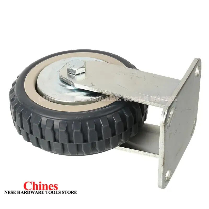 

6-Inch Gray Bee Fire Fixed Wheel: Wear-Resistant Load-Bearing Wheel Specialized for Dining Cars