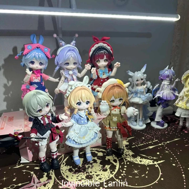 COME4FREE 6th generation Bang Ni Tu BJD blind box, including 6 regular dolls and 1 hidden item, is an excellent collectible gift