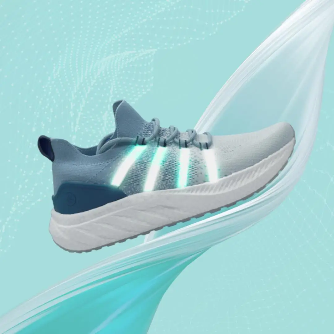 Xiaomi Freetie أحذية رياضية للرجال والنساء أحذية كاجوال احذية الجري باطن الفشار نظام حماية هيكل السمكة حذاء ثلاثي الأبعاد علوي