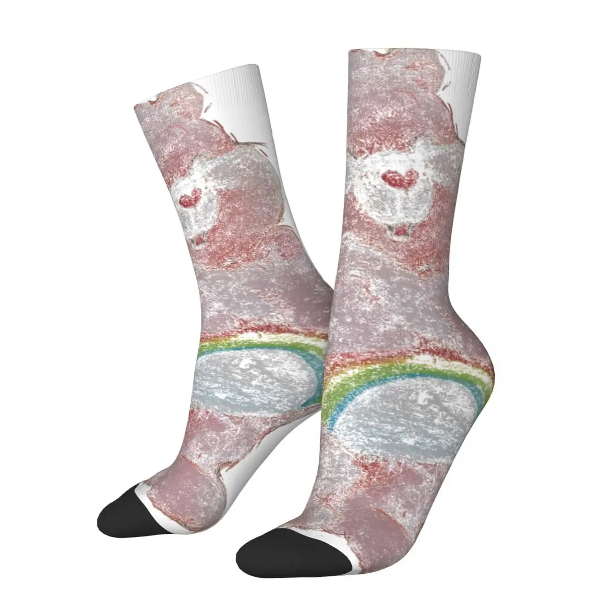 

Care Bears Cheer Bear Vintage Watercolor Portrait Socks Men Women Polyester Socks Novelty Spring Summer Autumn Winter Socks Gift