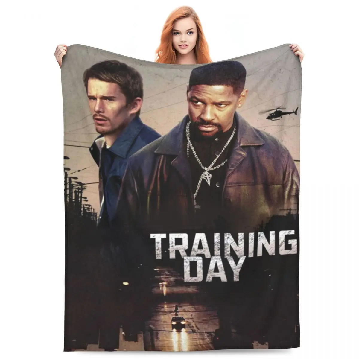 

D-Denzel Washington Blanket Actor Airplane Travel Flannel Bedding Throws Super Soft Couch Chair Customized Bedspread Gift