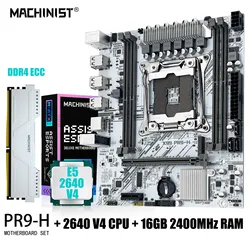 MACHINIST PR9-H X99 LGA 2011-3 XEON Motherboard Intel CPU E5 2640 V4 With 16GB DDR4 ECC Memory Combo Kit Set NVME M.2 SATA M-ATX