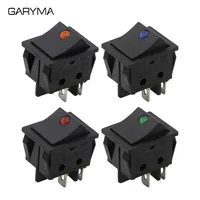 KCD4 4pin 2 Position Rocker Switch Button ON-OFF with Cat Eye Boat Switch 16A/30A 250VAC/250VAC Car Auto Switch Waterproof Cap