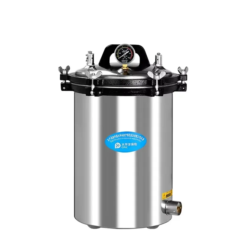 24L Desktop Autoclave Sterilizer with Printer for Hospital Dental Clinic Lab Medical Equipment High Pressure Steam
