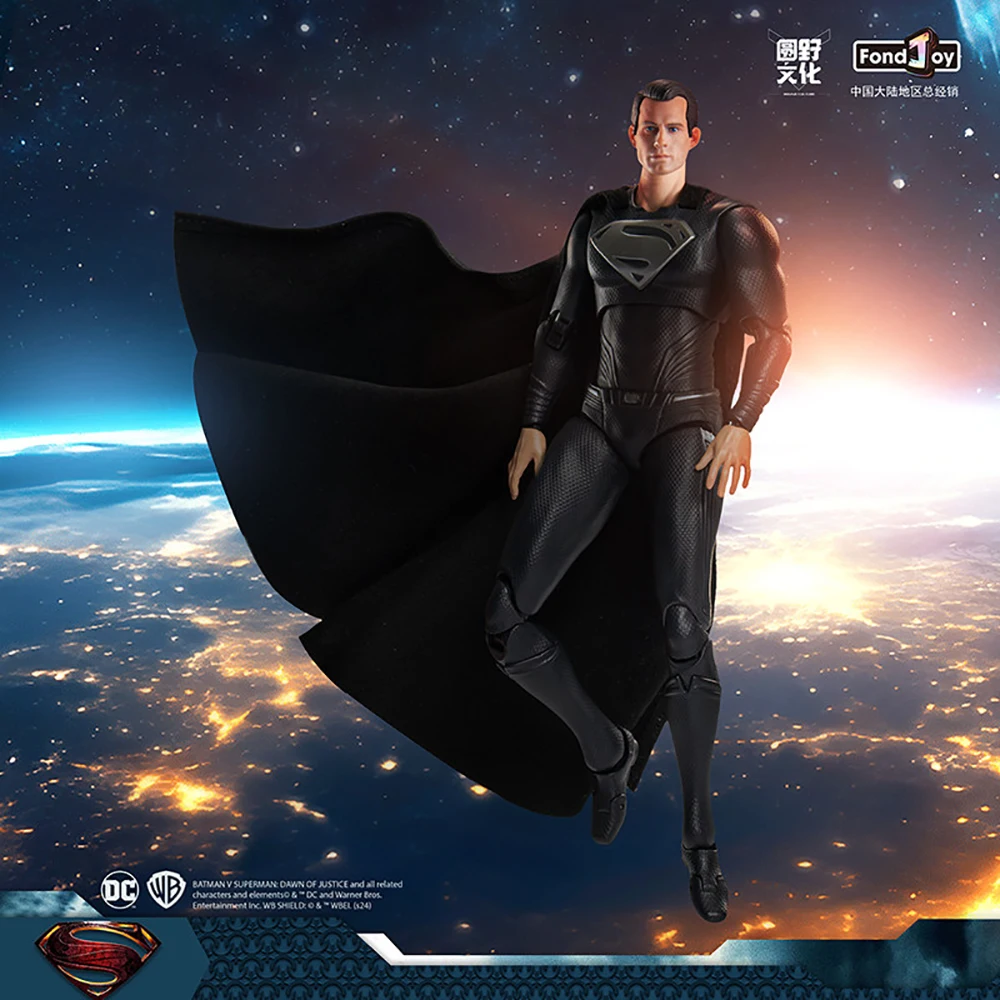 Nieuwe Originele FONDJOY DC Superman Actiefiguren Cartoon Beweegbare Pop Model Desktop Decoratie Ornament Verrassingsgeschenken op Voorraad