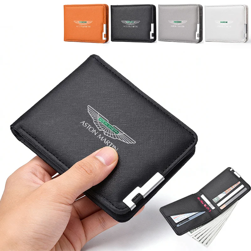 

Leather Car Pillow Men Driver's License Card Registration Case For Aston Martin DB12 Coupe DB12 Volante DB12 Goldfinger Edition