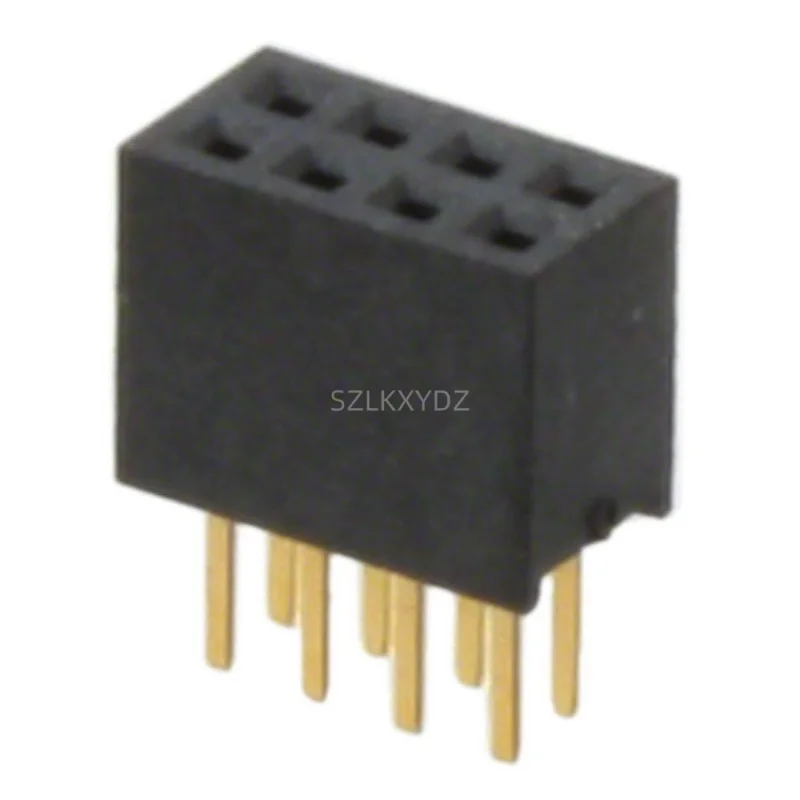

10PCS/LOT 20021311-00008T4LF P=1.27MM CONN RCPT 8POS 0.05 GOLD PCB