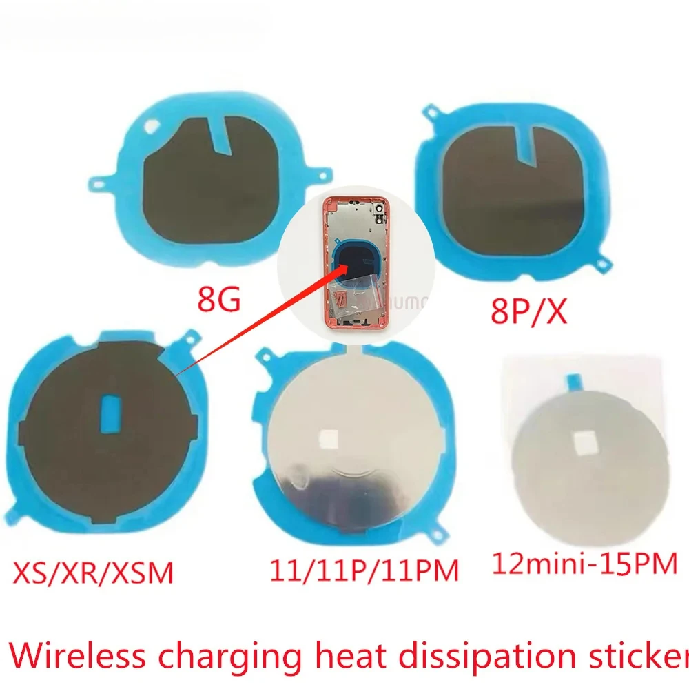 Wireless charging heat dissipation sticker For iPhone X XS Max XR 11 Pro Max 14 13 mini LCD ScreenRepair Tape