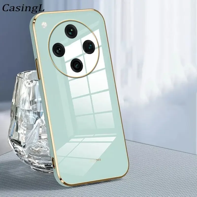 OPPO Find X8 Pro X7Ultra 5G Luxury Square Plating Silicone Phone Case for OPPO Find X7 Ultra x 8 pro x8 Protection Soft Cover