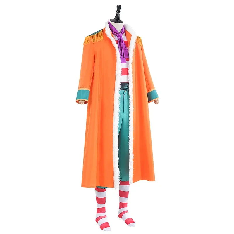 

Buggy Cosplay Costumes Clown Uniform One Anime Piece Role Play Outfit Halloween Carnival Dressing For Men yy:89