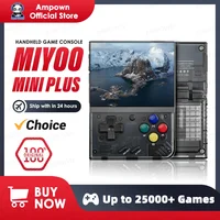 Consola de juegos portátil Retro MIYOO Mini Plus V2 Mini + pantalla IPS consola de videojuegos clásica sistema Linux regalo para niños