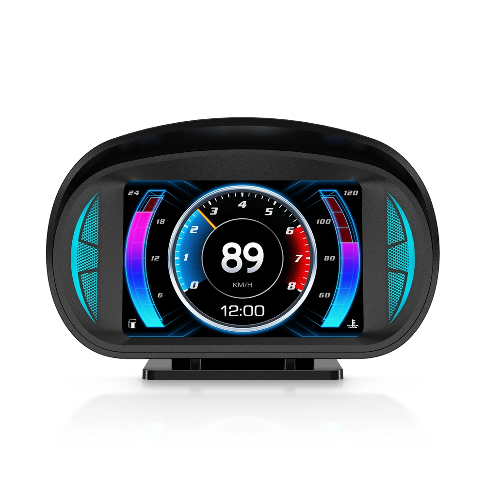 

FOR MEKEDE 3.5 Inch Car HUD Head up Display P2, OBD2+GPS G-sensor Smart Gauge, Works Great for Universal