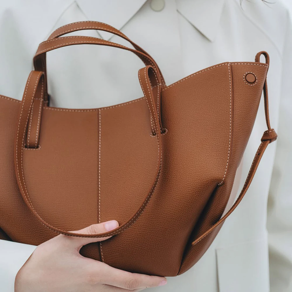 

Women Large Capacity Tote Bag Soft Durable Material Double Handle Shoulder Handbag for Work Shopping Travel and Daily Use