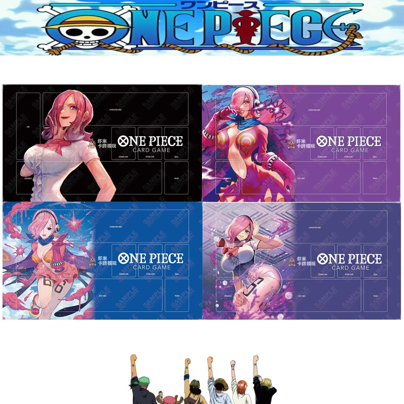 

600x350mm OPCG Vinsmoke Reiju Series Anime Cartoon Single-player Battle Playmat 2-3mm Stitched Edge Rubber Gaming Table Mat Gift