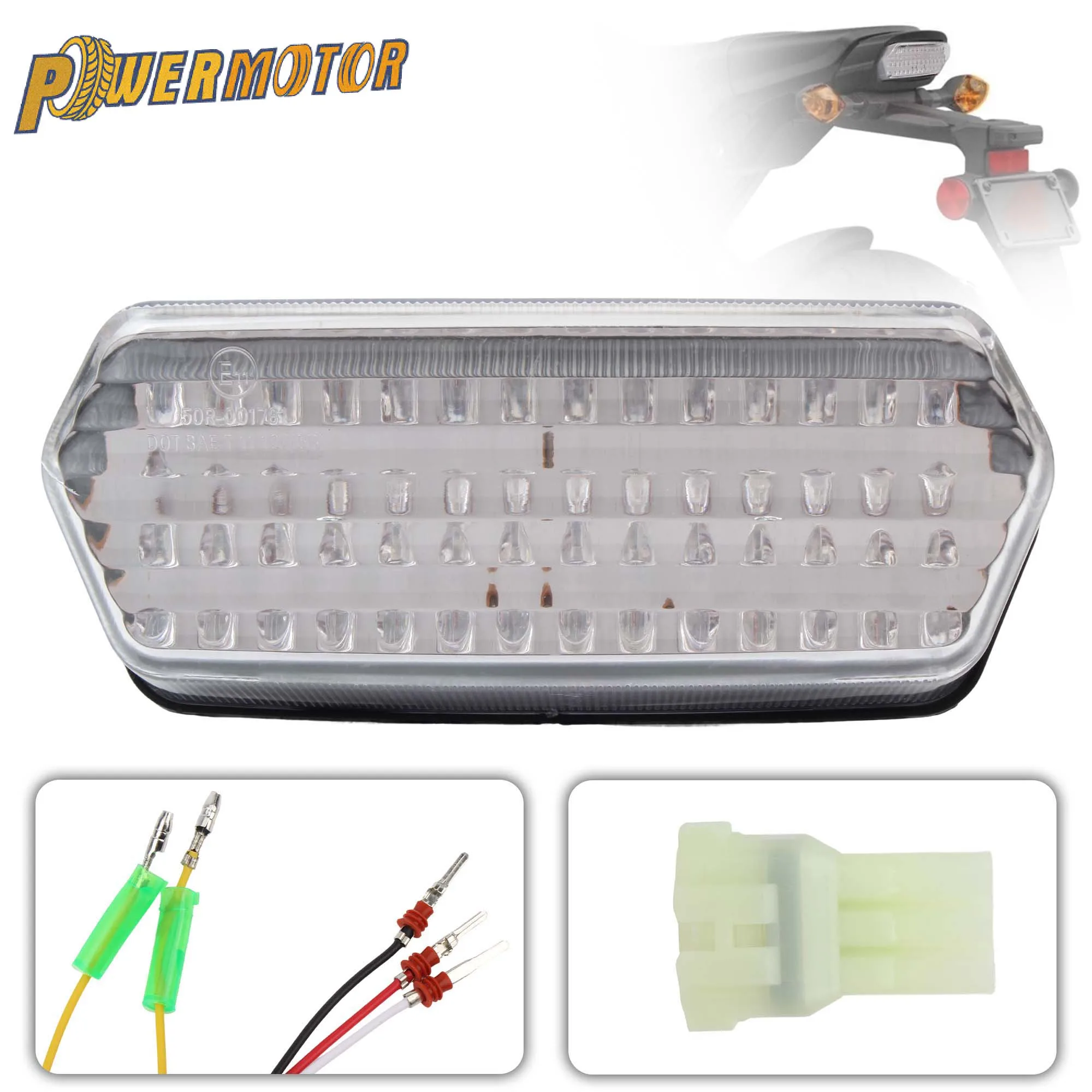 

12 В светодиодный задний фонарь для мотоцикла, стоп-сигнал с указателем поворота для Honda MSX Grom 125 CBR 650F CTX 700N модификации