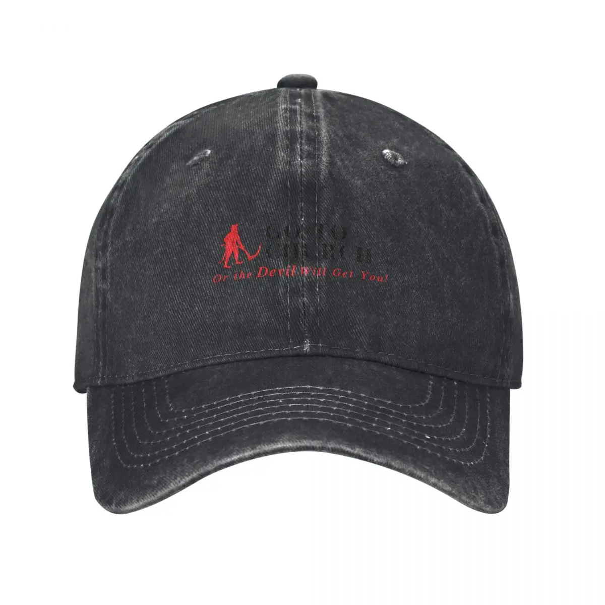 Go To Church or The Devil Will Get You Baseball Cap Ball Cap Hood Mens Tennis Women's