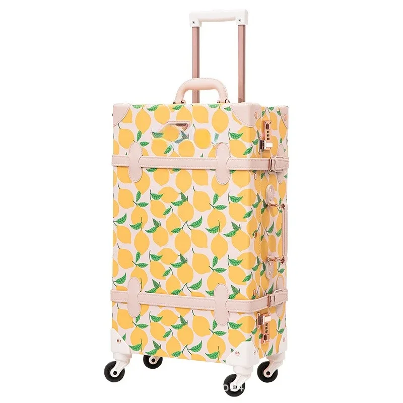 

Purely handmade small fresh retro suitcase