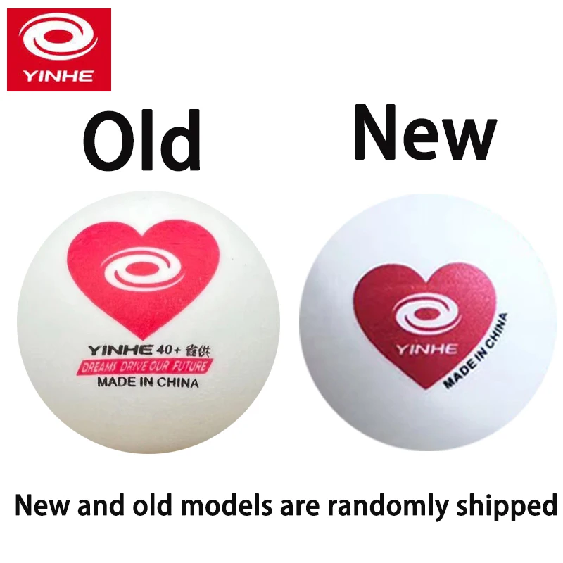20/50/100 pièces balles de Tennis de Table cousues YINHE 40 + ABS nouveau matériau coeur rouge balle de Ping-Pong Durable pour l'entraînement des équipes provinciales
