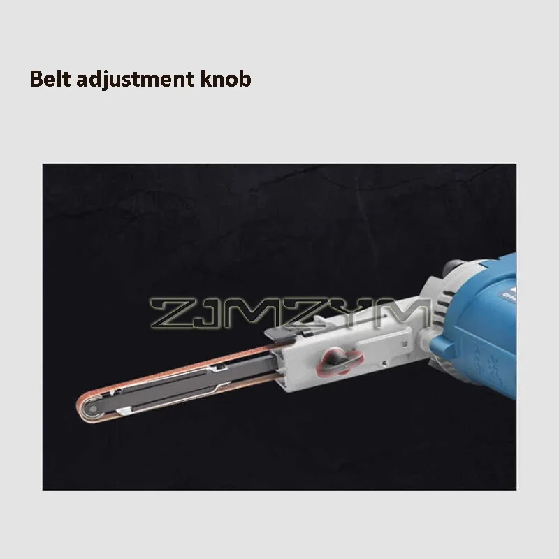 220V 500W Belt Sander Belt Grinder Angle Grinding Machine with 9x533mm Sanding Belts for Wood Metal DIY Polishing Machine