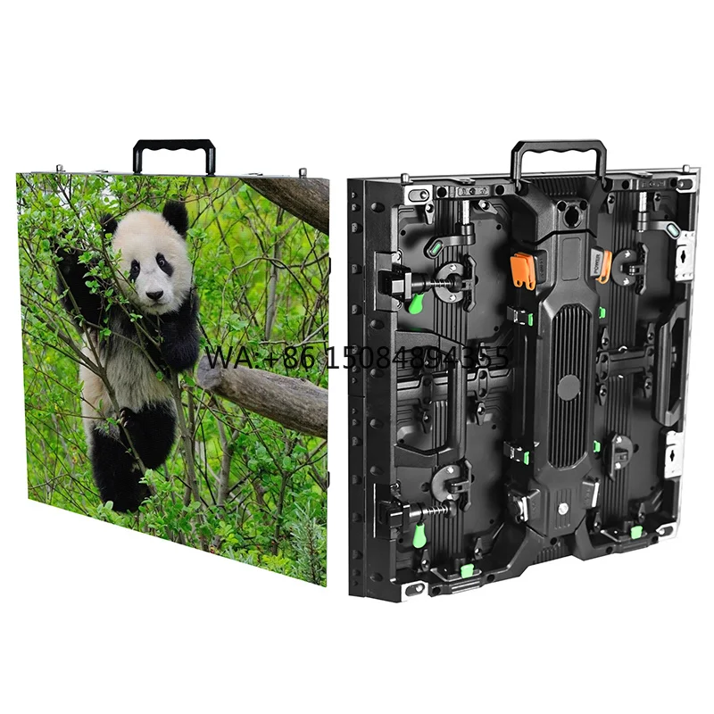 

Hot LED Rental Wall Screen P3 91 Waterproof 2 Screen Advertising Outdoor Sports Event Live Broadcast With Trailer Rental Display