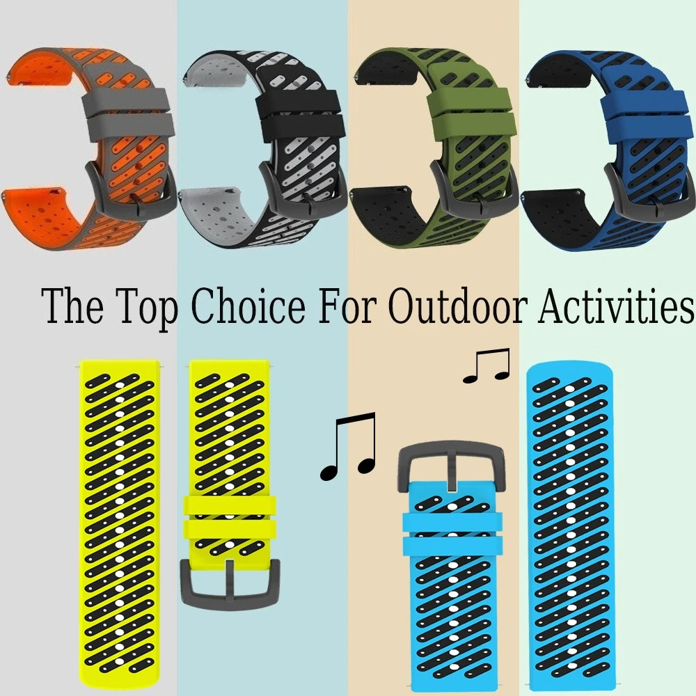 For Samsung Galaxy Watch 3 41MM 45mm Strap 22mm Silicone Bracelet Watchbands Wristband For Galaxy Watch 46mm Gear S3 Frontier