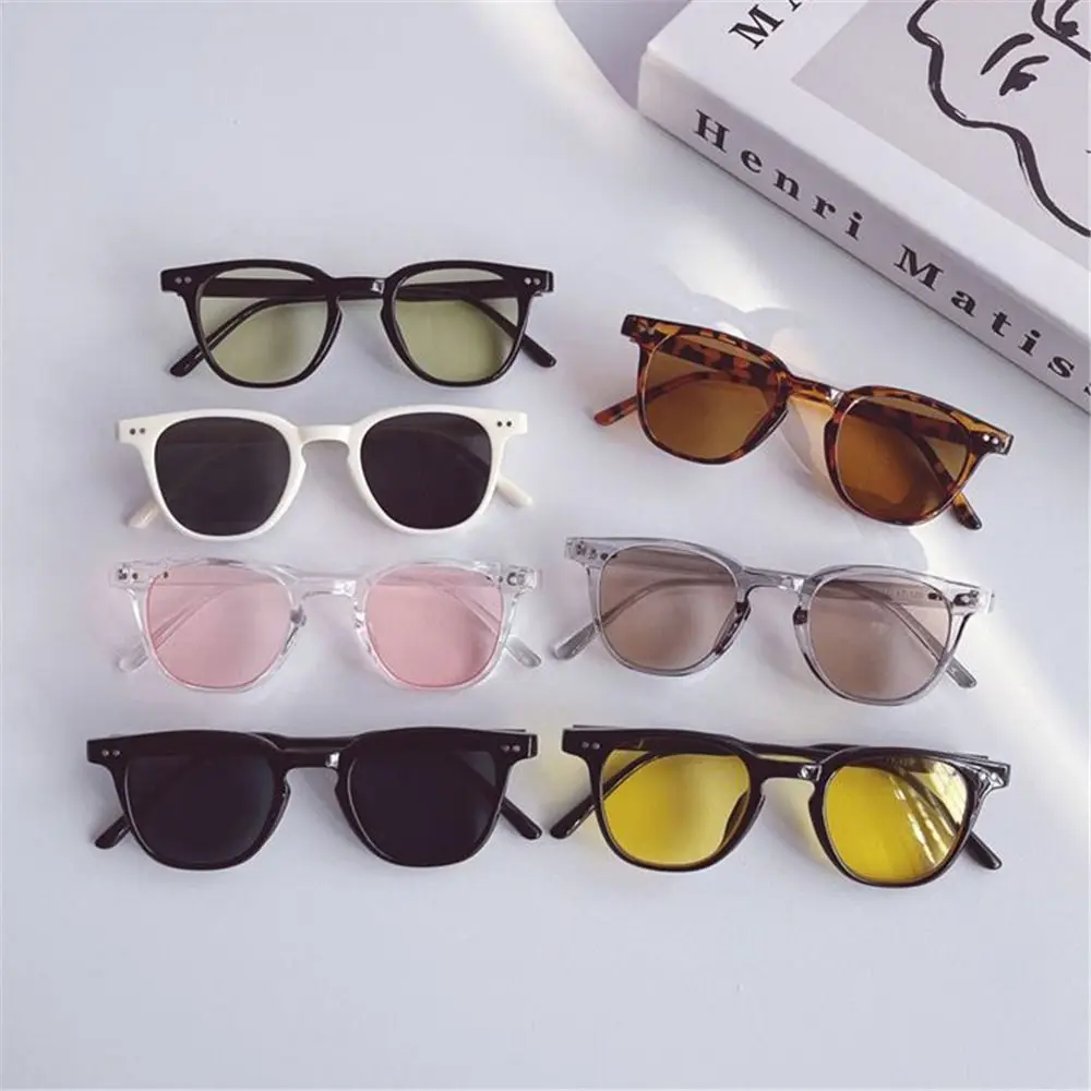 Vintage Ins Style Sunglasses UV Protection Summer Boys Girls Shades Beach Eyewear