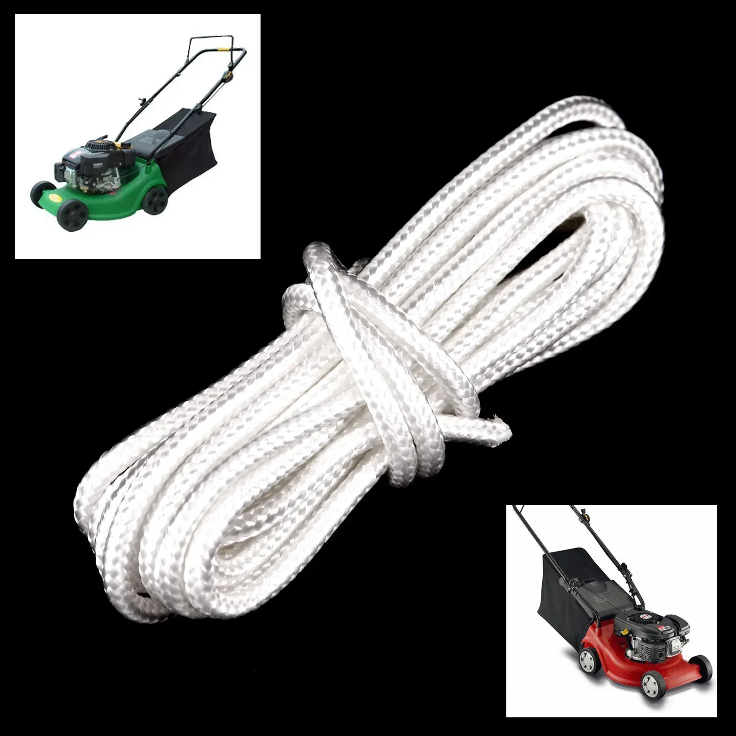 300cm*4mm Nylon Pull Starter Rope Recoil Engine Start Cord For Trimmer Cutter Chainsaws Lawn Mower Engine NEW