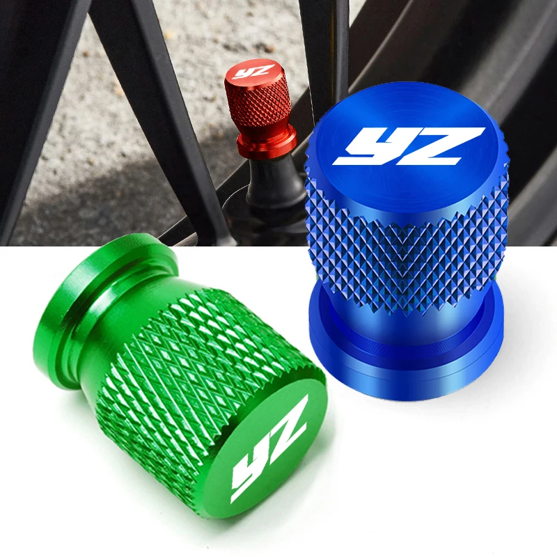 2PCS Aluminum Motorcycle Tyre Valve Cap Dustproof Universal For Yamaha YZ 80 85 125 250 426 450 F X FX YZ80 YZ85 YZ125 YZ250