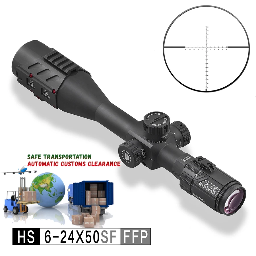 

DISCOVERY-HS 6-24*50 FFP High Shock Resistance 30MM Tube Diameter Outdoor Telescope