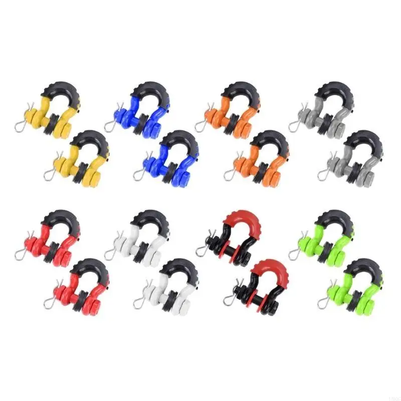2Pcs D-Ring Shackle 5/8