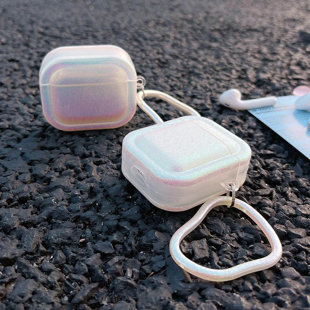 INS Colorful Silk Texture Case with irregular Pendant For Apple Airpods Pro 2 Protective Wireless Earphone Cases For AirPod 1 3