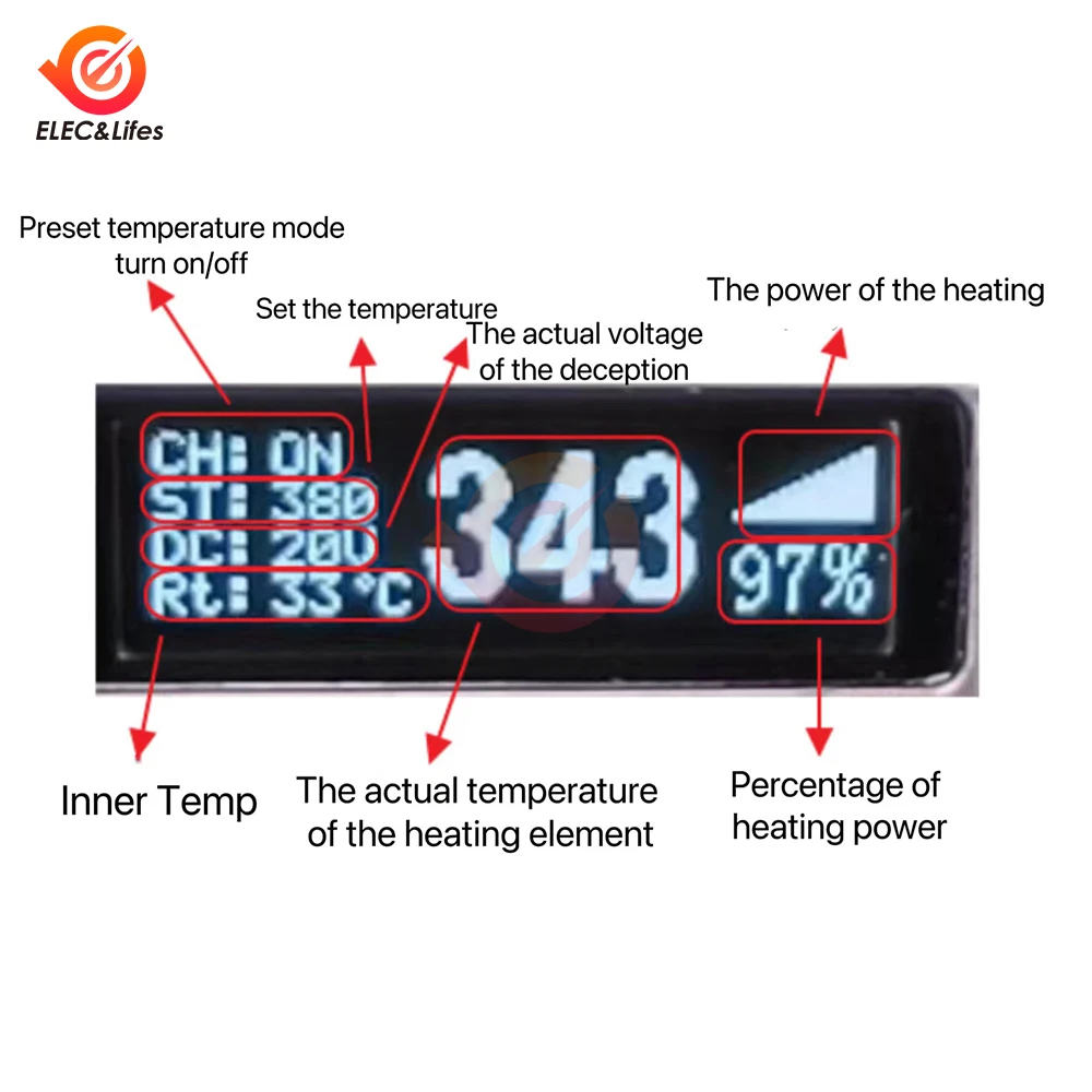 Imagem -05 - Ferro de Solda Elétrico Inteligente Tipo-c Usb dc pd Alimentação Dupla Fornecimento de Temperatura Ajuste Cnc Estação de Solda para Jbc245 65w