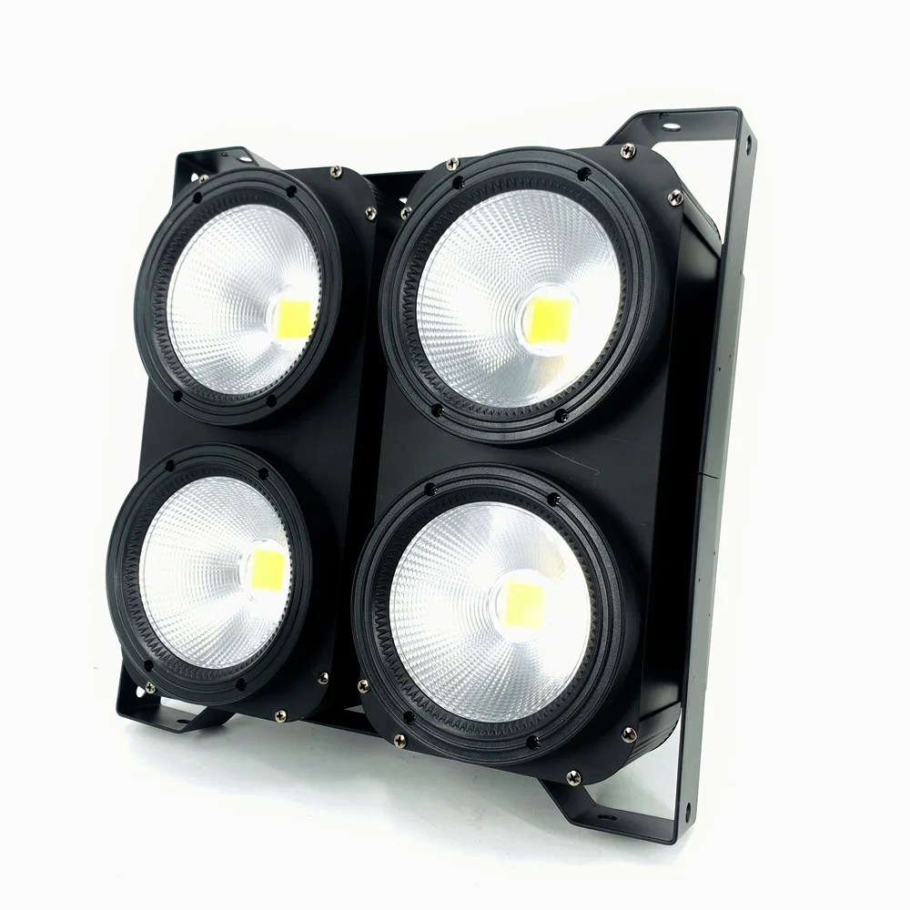 Led Blinder Light 4 Eyes 4x100w 400W LED RGBWA UV 6in1 Warm White 200W COB Par Dj Strobe DMX 512 Wash Beam Stage Lighting