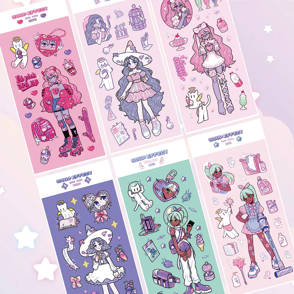 Goochelaar Lief Cool Meisje Sticker