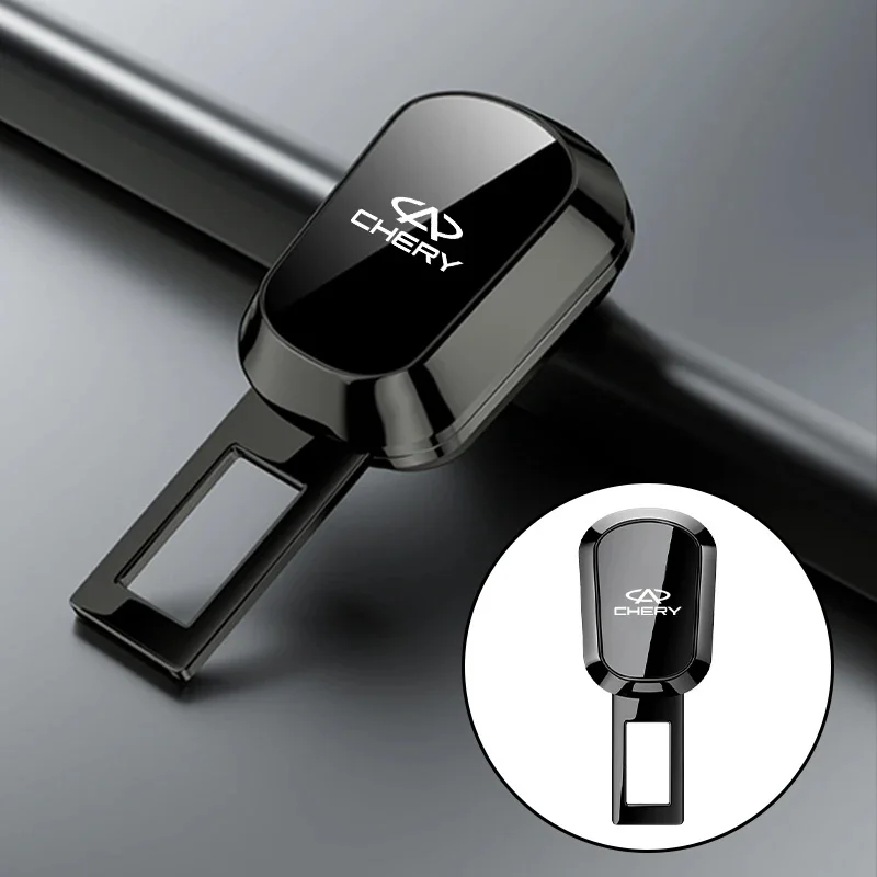 Car Seat Belt Clip Extender Metal Seatbelt Lock Buckle Plug Accessories For Chery Fulwin QQ Tiggo 3 5 T11 A1 A3 A5 Amulet M11
