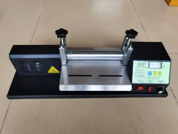 Leather Strip Cutting & Shoulder Strap Folding Bonding Roller Machine