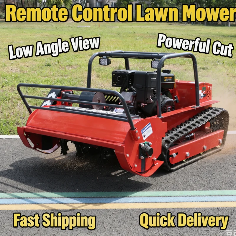 Customized High Output Lawn Mower Robot Professional Lawn Mower For Valley Forest Weed Clearing Wild Shrub Removal Projects
