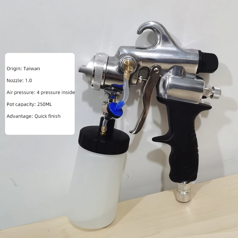 HVLP Low Pressure Environmental Protection Spray Gun  Car Paint Partial Spray Paint 1.0mm Nozzle High Atomization Save Paint