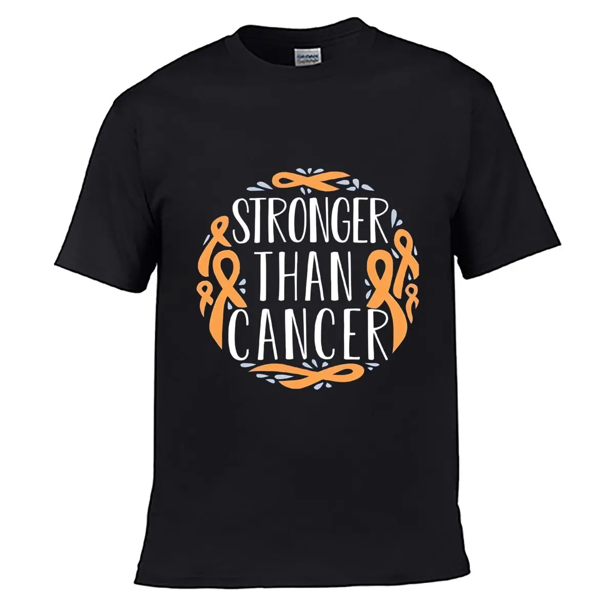 Stronger Than Cancer Awareness short-sleeved T-shirt