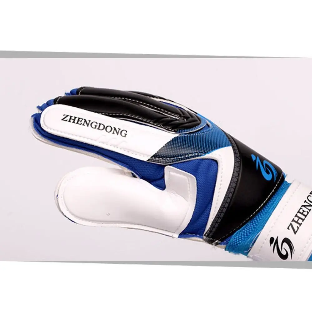 

Wear-resistant Football Gloves Excellent Anti-slip Goalkeeper Gloves Thick Latex Colorful Football Training Gloves Children