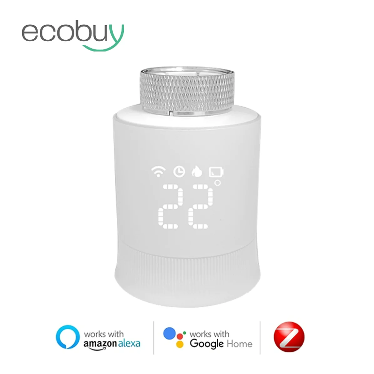 Tuya Smart Zigbee Valvola termostatica Valvola termostatica intelligente per radiatore TRV Smart Life Telecomando Alexa Google Home Alice