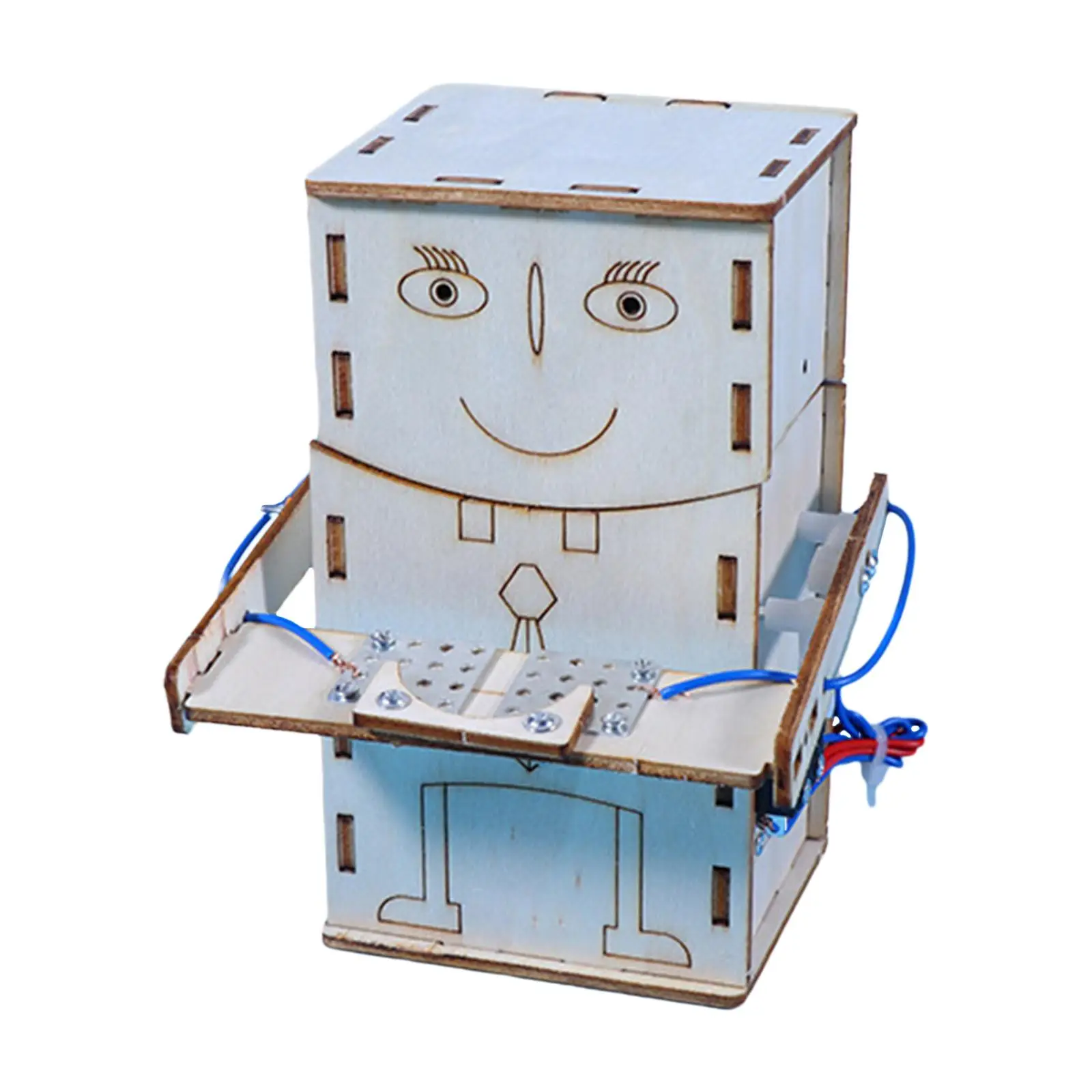 Wood Science Project Model Set Robot Coins Savings Bank Funny 3D Puzzles